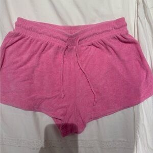 Pink Terry shorts